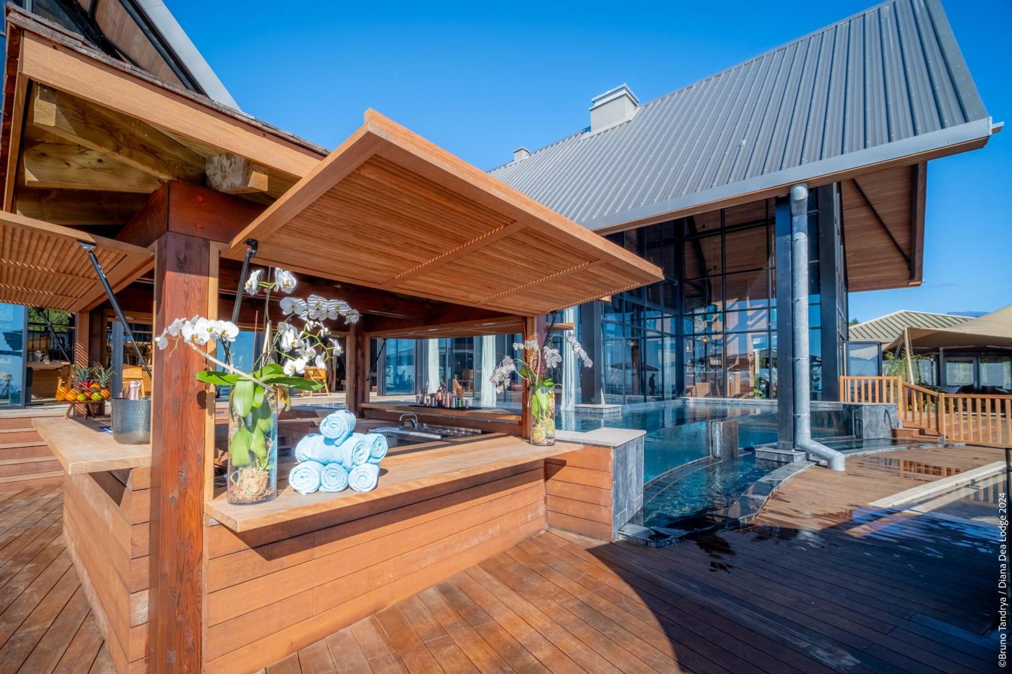Hotel Diana Dea Lodge & Spa Sainte Anne Exteriör bild